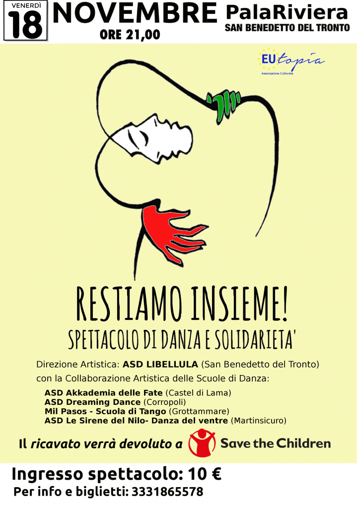 Restiamo insieme! Spettacolo di danza e solidarietà